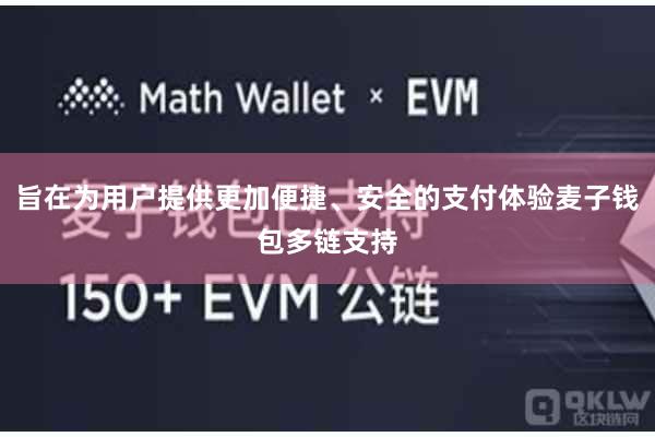 旨在为用户提供更加便捷、安全的支付体验麦子钱包多链支持