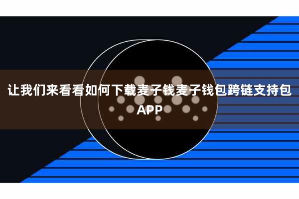 让我们来看看如何下载麦子钱麦子钱包跨链支持包APP